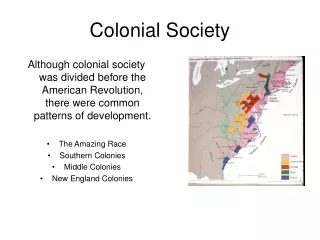 Colonial Society