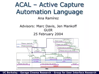 ACAL – Active Capture Automation Language