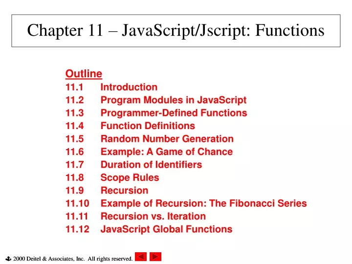 chapter 11 javascript jscript functions
