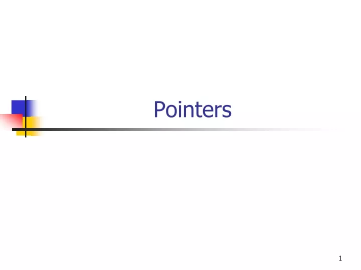 pointers
