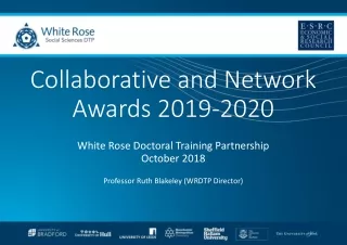 Collaborative and Network Awards 2019-2020