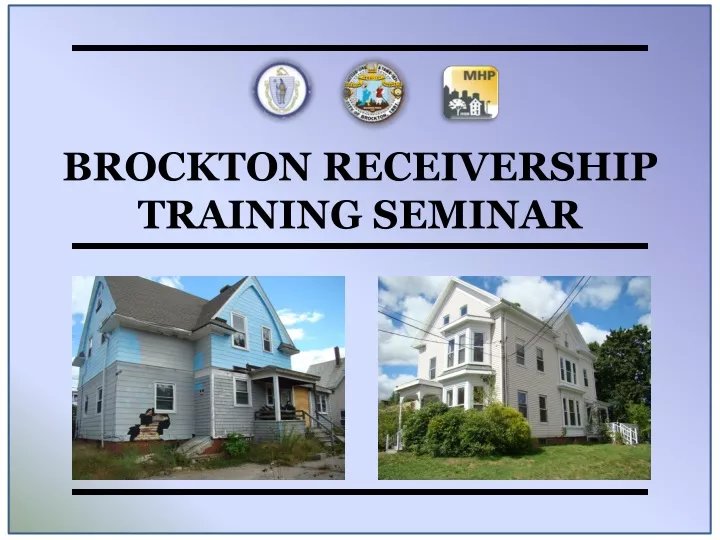 brockton receivership training seminar