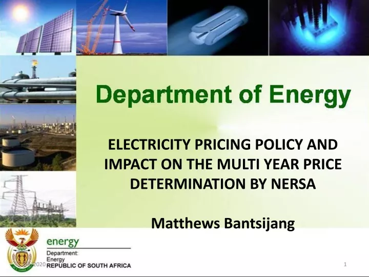 electricity pricing policy and impact