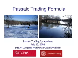 Passaic Trading Formula