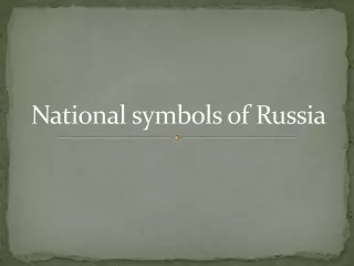 National symbols  of Russia