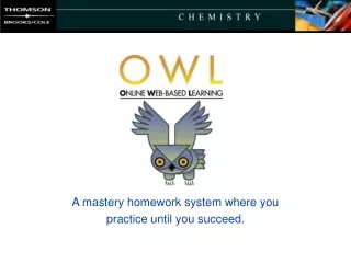 A mastery homework system where you  practice until you succeed.