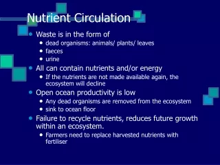 Nutrient Circulation
