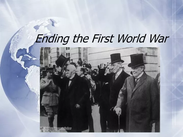 ending the first world war