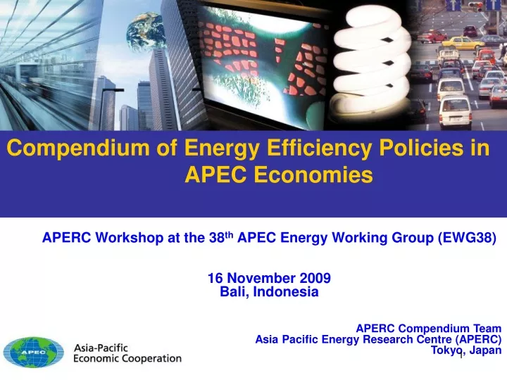 compendium of energy efficiency policies in apec