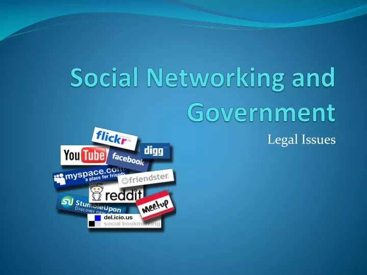 social networking and government