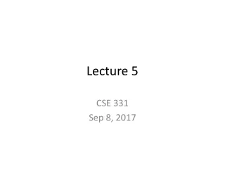 Lecture 5