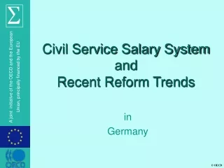 Civil Service Salary System and  Recent Reform Trends