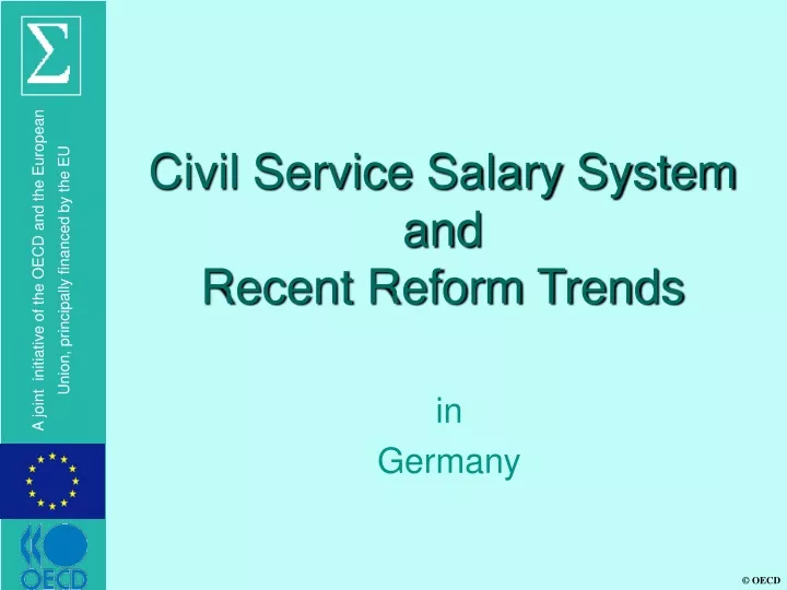 civil service salary system and recent reform trends
