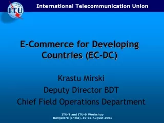 E-Commerce for Developing Countries (EC-DC)