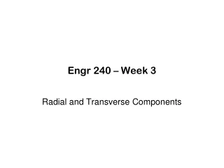 Engr 240 – Week 3