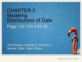 CHAPTER 2 Modeling Distributions of Data