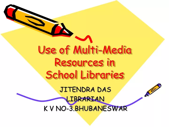 use of multi media resources in school libraries