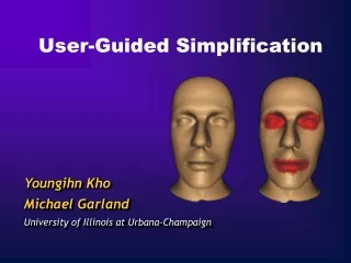 User-Guided Simplification