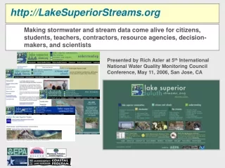 http lakesuperiorstreams org