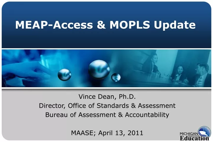 meap access mopls update