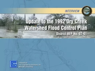Update to the 1992 Dry Creek Watershed Flood Control Plan