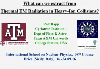 What can we extract from Thermal EM Radiation in Heavy-Ion Collisions?