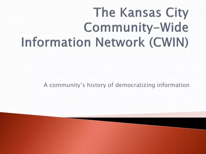 the kansas city community wide information network cwin