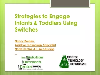 Strategies to Engage Infants &amp; Toddlers Using Switches