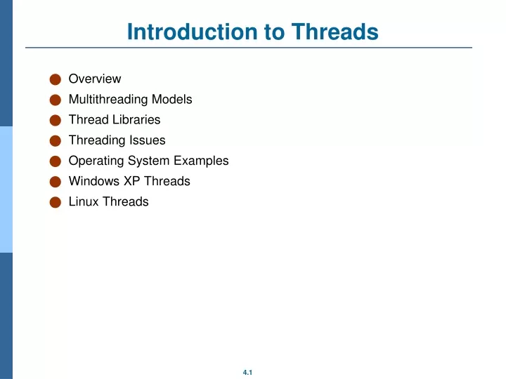 introduction to threads