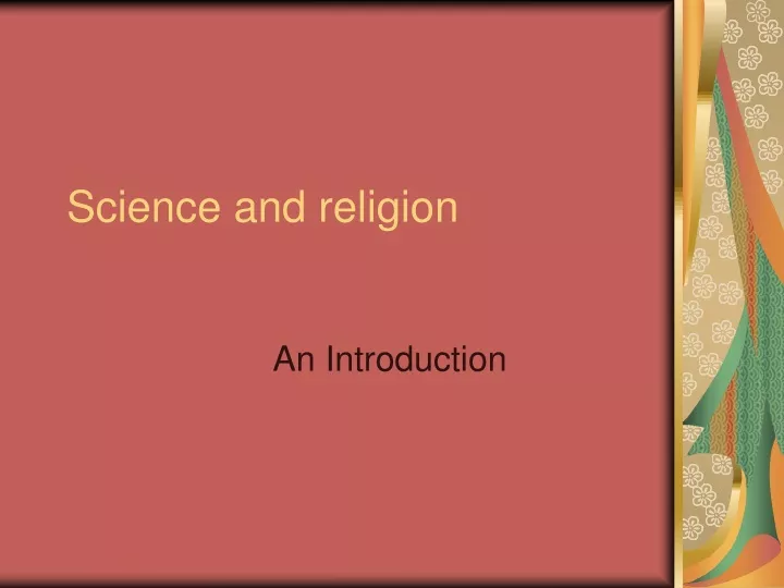 science and religion