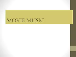 Movie music