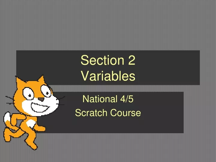 section 2 variables