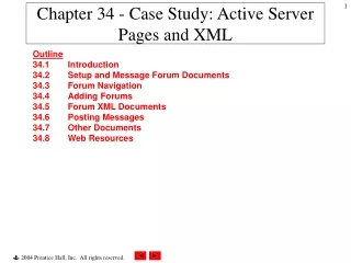 Chapter 34 - Case Study: Active Server Pages and XML