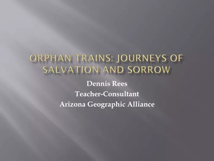 orphan trains journeys of salvation and sorrow