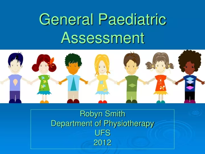 general paediatric assessment