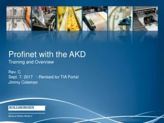 profinet with the akd training and overview