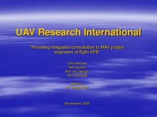 UAV Research International