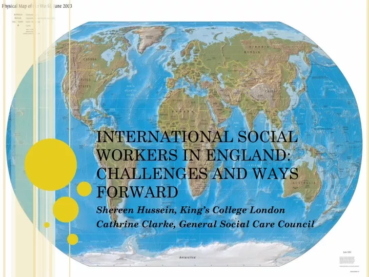 international social workers in england challenges and ways forward