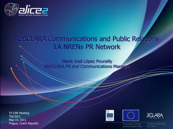 redclara communications and public relations