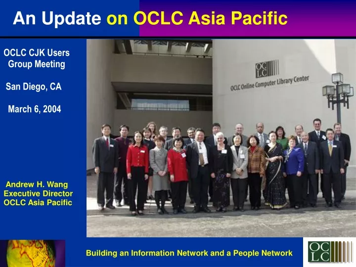 an update on oclc asia pacific