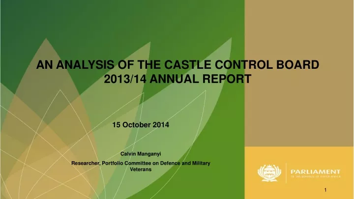 an analysis of the castle control board 2013