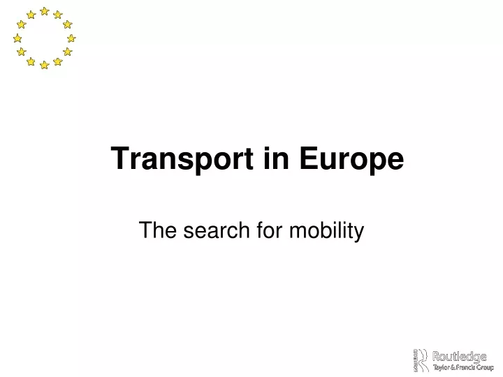 transport in europe