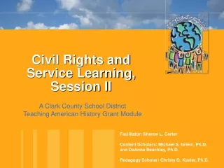 Civil Rights and Service Learning, Session II