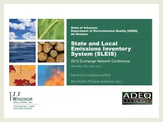 State of Arkansas Department of Environmental Quality (ADEQ) Air Division