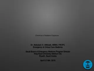Chemical &amp; Radiation Exposure