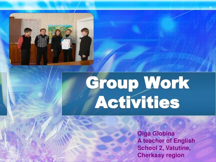 group work activities