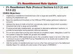 2% Resettlement Rule Update - slide 1