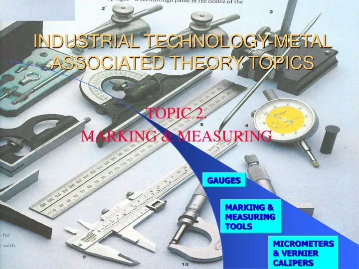 industrial technology metal associated theory topics