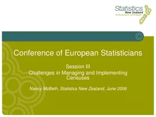 Conference of European Statisticians