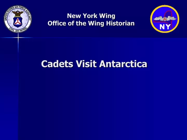 cadets visit antarctica